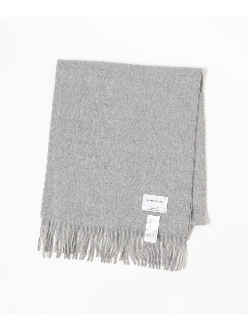 楽天市場】THE INOUE BROTHERS / アルパカ ソリッドマフラー 35x180