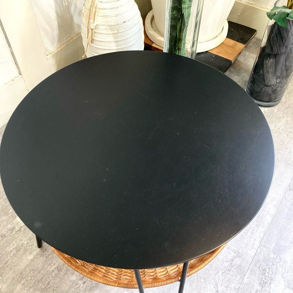 イデー / IDEE ワラビー ローテーブル ラウンドブラック 中古 モダン