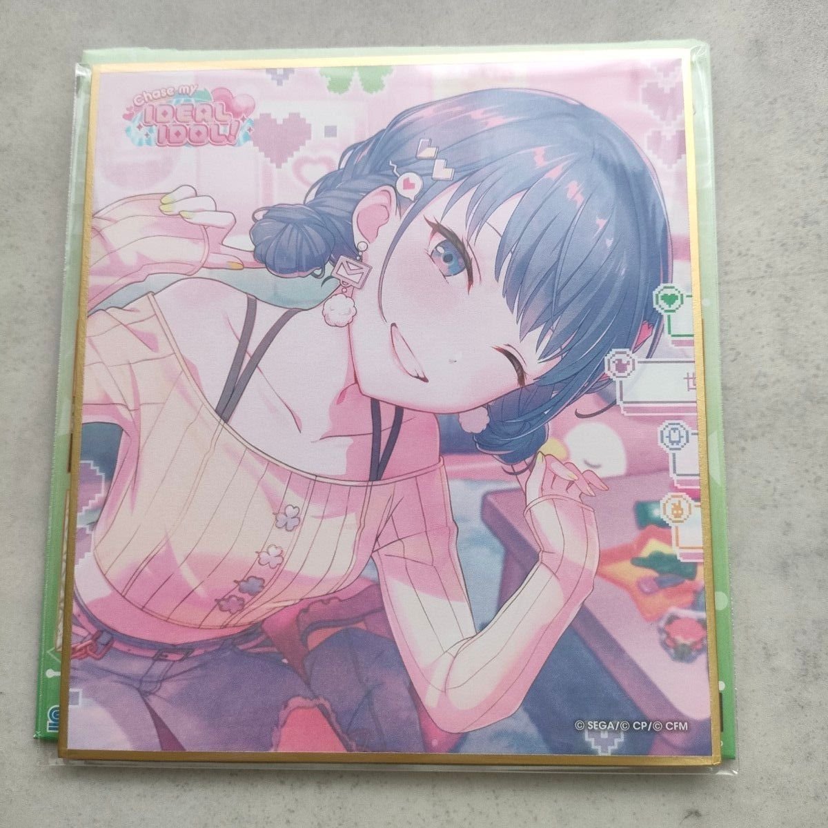 プロセカ 桐谷遥 ミニ色紙 49弾 Chase my IDEAL IDOL 特訓前/特訓後