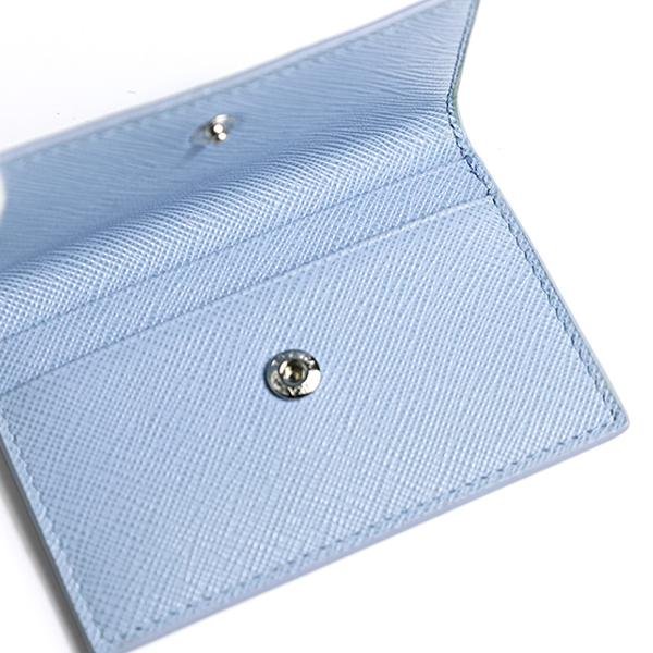PRADA（プラダ） カードケース Saffiano Leather Triangle Logo Card