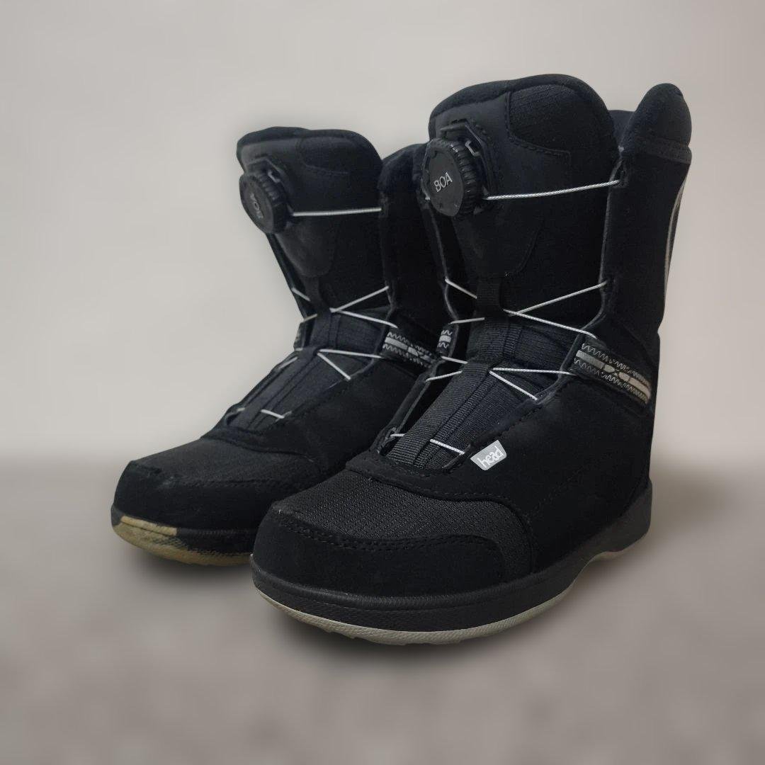 【良品】head JR BOA スノーボードブーツ 22.5-23.5 HEAD（ヘッド） 23-24 2024 HEAD JR BOA キッズ ブーツ ジュニア 子供